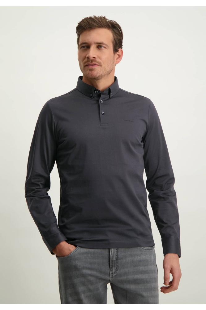 PIQUE POLO MET GEMELEERD DESSIN 43113424 9800
